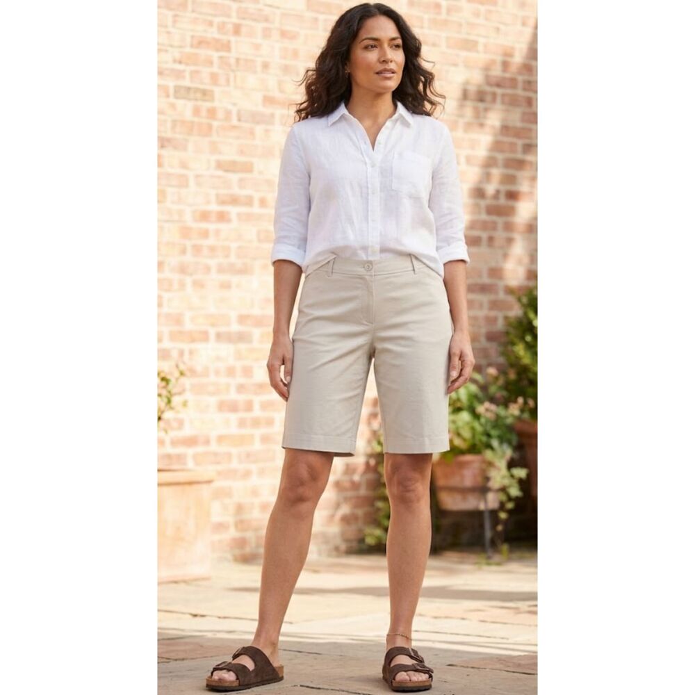 New Talbots Simply Flattering Bermuda Shorts Women's Size 14W